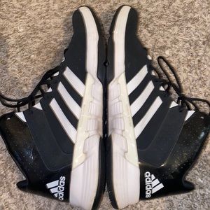 Adidas Black/White High Top Basketball CLN 1DU001 Size 11